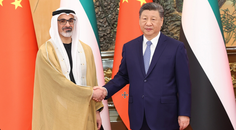 习近平会见阿联酋阿布扎比王储哈立德