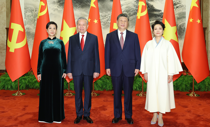 习近平同越共中央总书记、国家主席苏林举行会谈