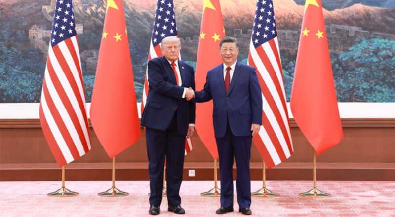 习近平为美国总统特朗普举行欢迎宴会