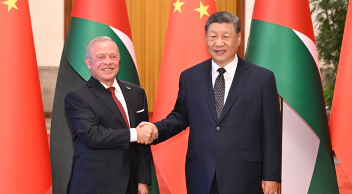 习近平同约旦国王阿卜杜拉二世会谈