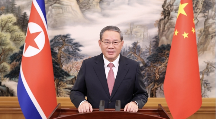 李强在中朝新鸭绿江大桥开通仪式上发表视频致辞